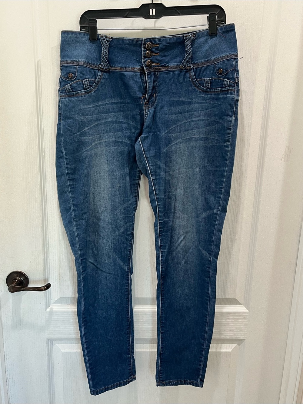 Go Go Star Classic Mid-Rise Women's Blue Jeans